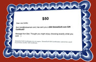 GlobalGolf Gift Certificates