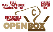 Open Box Golf Clubs