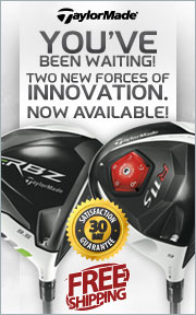 Buy any TaylorMade R11-S or RocketBallz product and enjoy Free Shipping plus our 30-Day Playability Guarantee