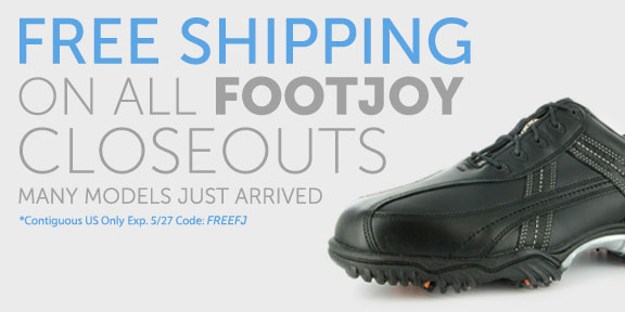 Free Shipping on All FootJoy Closeouts