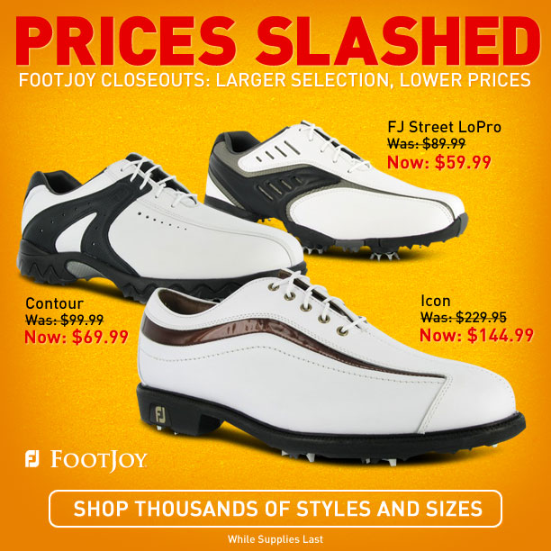 New FootJoy CloseOut Golf Shoes Just Arrived