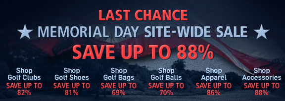 Save up to 88% at the Memorial Day Site-Wide Golf Sale