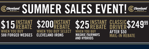 Cleveland Golf Summer Sale