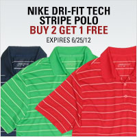 Nike Dri-Fit Tech Stripe Polo - Buy 2 Get 1 FREE