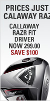 Save $100 on Callaway RAZR Fit Driver