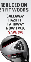 Save $70 on Callaway RAZR Fit Fairway