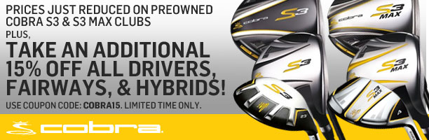 Shop Cobra S3 and S3 Max Golf Clubs