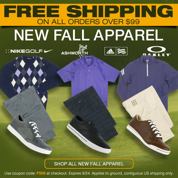 Shop New Fall Apparel - Free Shipping over $99