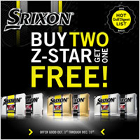 Buy Two Get One Free Srixon Z-Star Golf Balls