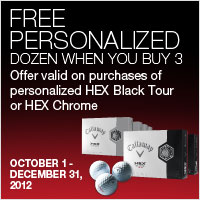 Buy 3 Personalized Callaway Dozens Get One Free