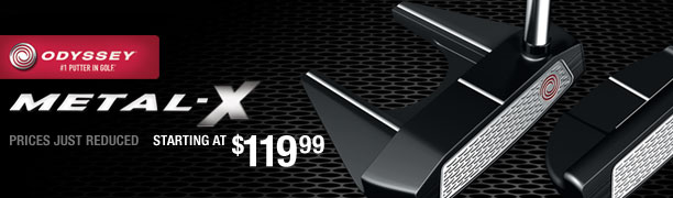 Odyssey Metal-X Putters Starting at $119.99