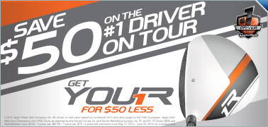 Save $50 Instantly on the TaylorMade R1 and R1 TP Driver Save $50 Instantly on the TaylorMade R1 and R1 TP Driver