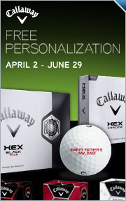 Free Personalization on Select Callaway Golf Balls