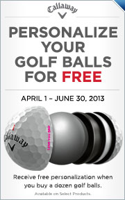 Free Personalization On Select Callaway Golf Ball Dozens