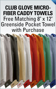 Free Matching 8" x 12" Greenside Pocket Towel With Purchase