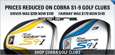 Cobra S1-9 Drivers and Fairways