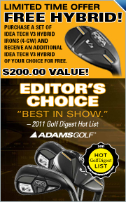 Free Idea Tech V3 Hybrid With Purchase of a New Set of Idea Tech V3 Hybrid or Hybrid Forged Irons (4-GW)