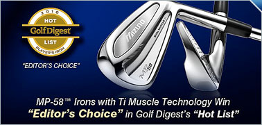 Mizuno MP-58 Irons are Editors Choice