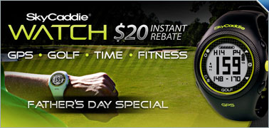 $20 Instant Rebate on Select SkyCaddie GPS Rangefinders $20 Instant Rebate on Select SkyCaddie GPS Rangefinders