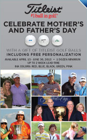 Free Personalization On Titleist Golf Balls