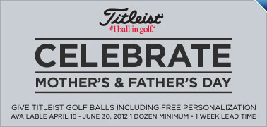 Free Personalization On Select Titleist Golf Balls