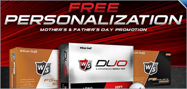 Free Personalization on Select Wilson Golf Ball Dozens Free Personalization on Select Wilson Golf Ball Dozens